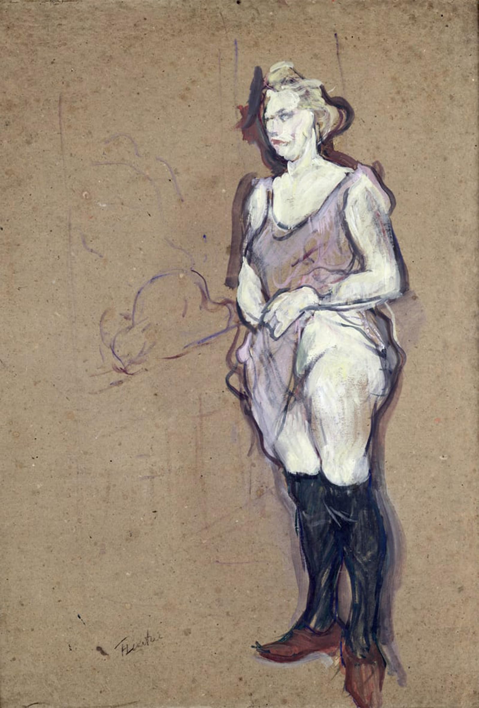Tableau mural Toulouse-Lautrec pour rompre la monotonie d'un mur blanc de chambre