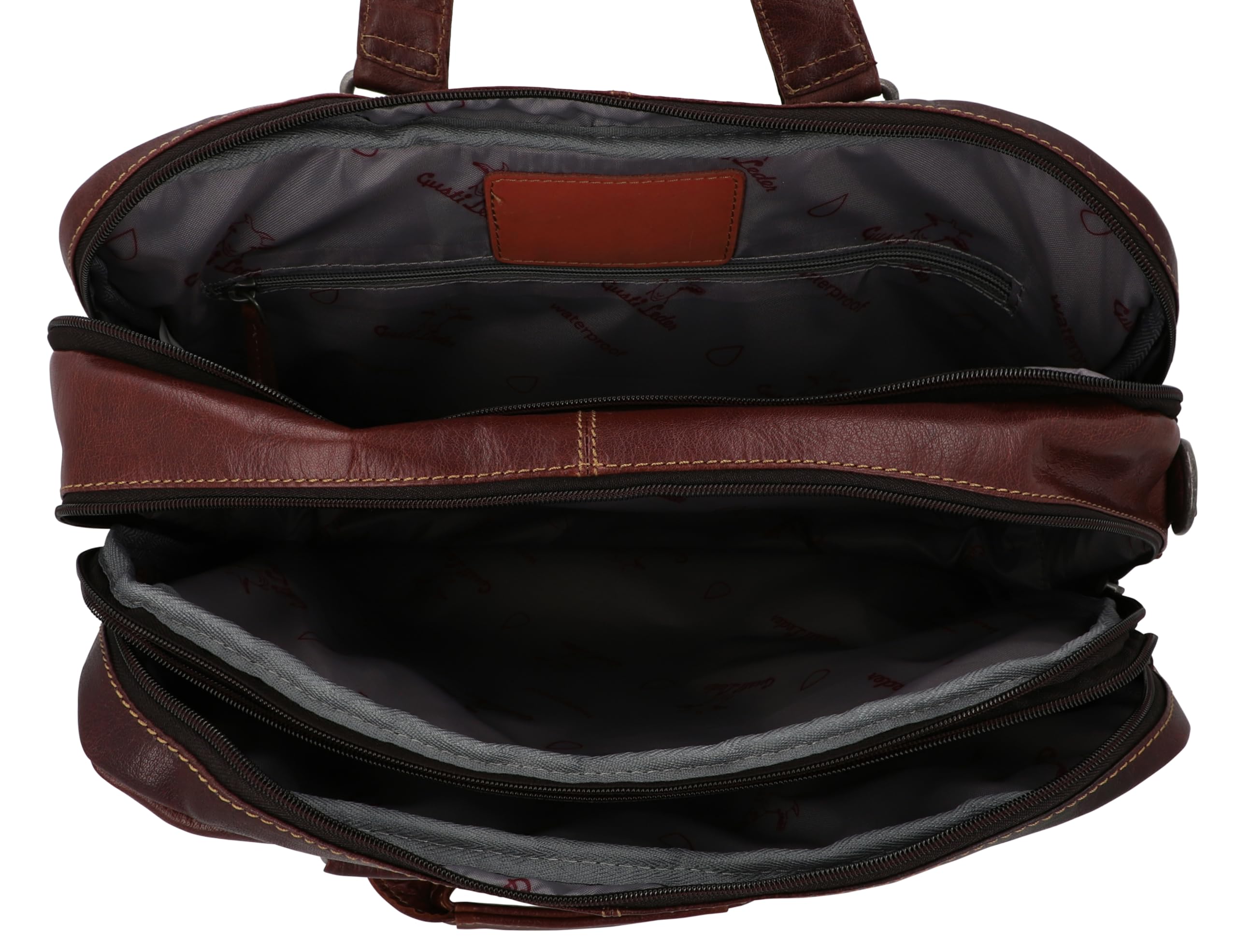Gusti Laptoptasche Leder - Ripley Businesstasche Herren Arbeitstasche Office Bag Aktentasche Leder