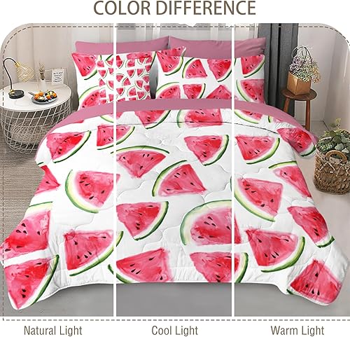 Miniatura 49 de Juego de cama individual de 8 piezas con edredón y sábanas en una bolsa para niños y niñas en una bolsa - Linda ropa de cama de animales de granja