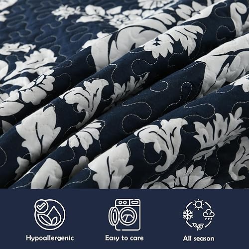 Vista 26 de Juego de edredón bohemio Queen, edredón 100% algodón, tamaño Queen, color beige, bohemio, estampado a rayas, ligero, reversible, para todas las Avena