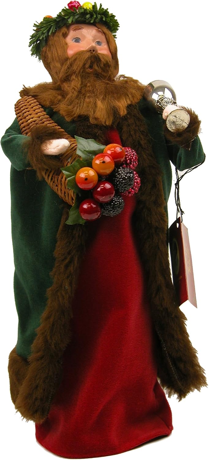 Byers' Choice Spirit Present Caroler Figurine 207 from The A Christmas Carol Collection