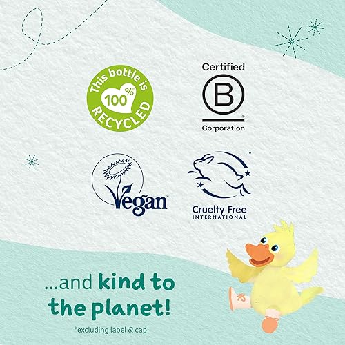 Miniatura 5 de Childs Farm, OatDerma Baby Wash, sin fragancia, limpia y calma suavemente, adecuado para recién nacidos con piel seca, propensa al eczema, sensible,