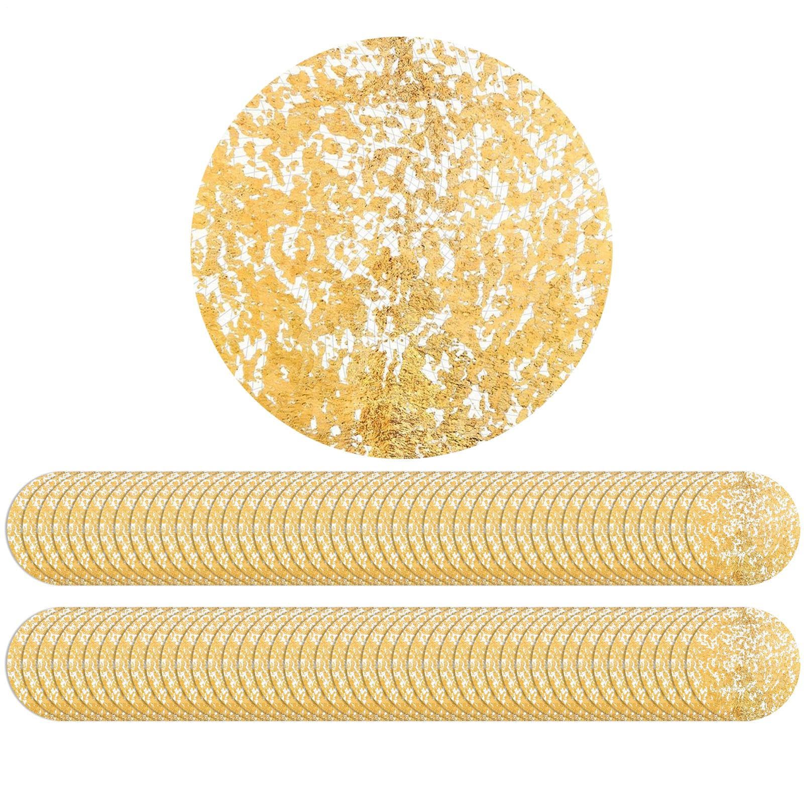 Sets de Table - 100 pièces napperons café Cuisine | sous Plat Or 33cm | Événements Familiaux et Célébrations