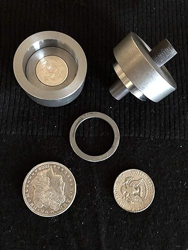 Miniatura 3 de Juego de perforadores y espaciadores para anillos de monedas | Herramientas para hacer joyas con agujero de metal dorado | Herramienta para hacer