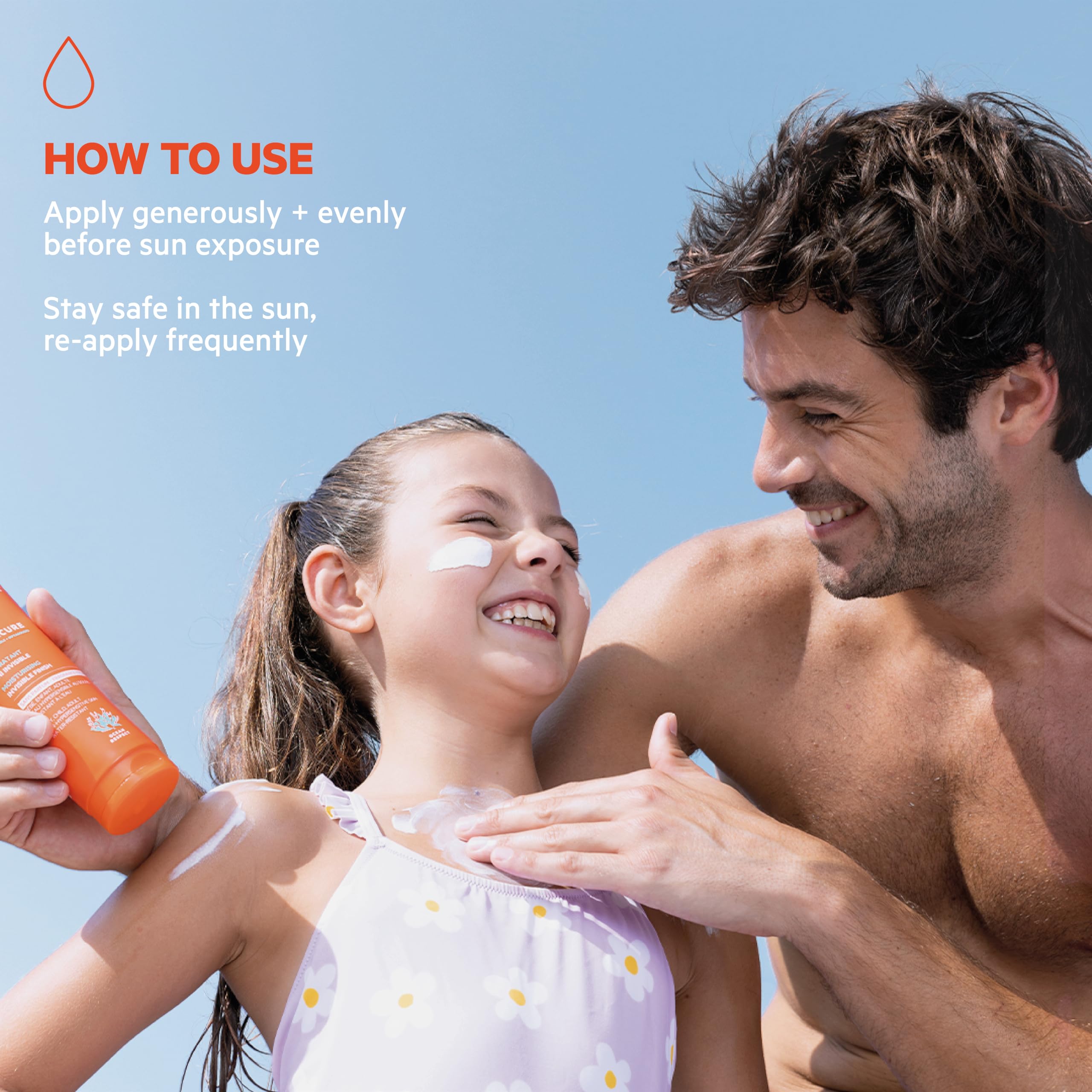 SVR SUN SECURE Face & Body Sunscreen SPF 50+ Milk for All Skin Types Very High UVA/UVB Factor 50 Sun Cream, Non-Greasy - Image 4