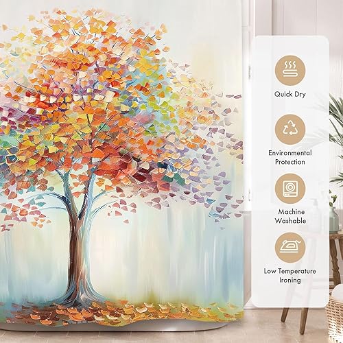 Miniatura 5 de Someklly Cortina de ducha de conejo de Pascua juego de cortina de ducha de conejo de primavera accesorio de decoración de baño floral rosa flores