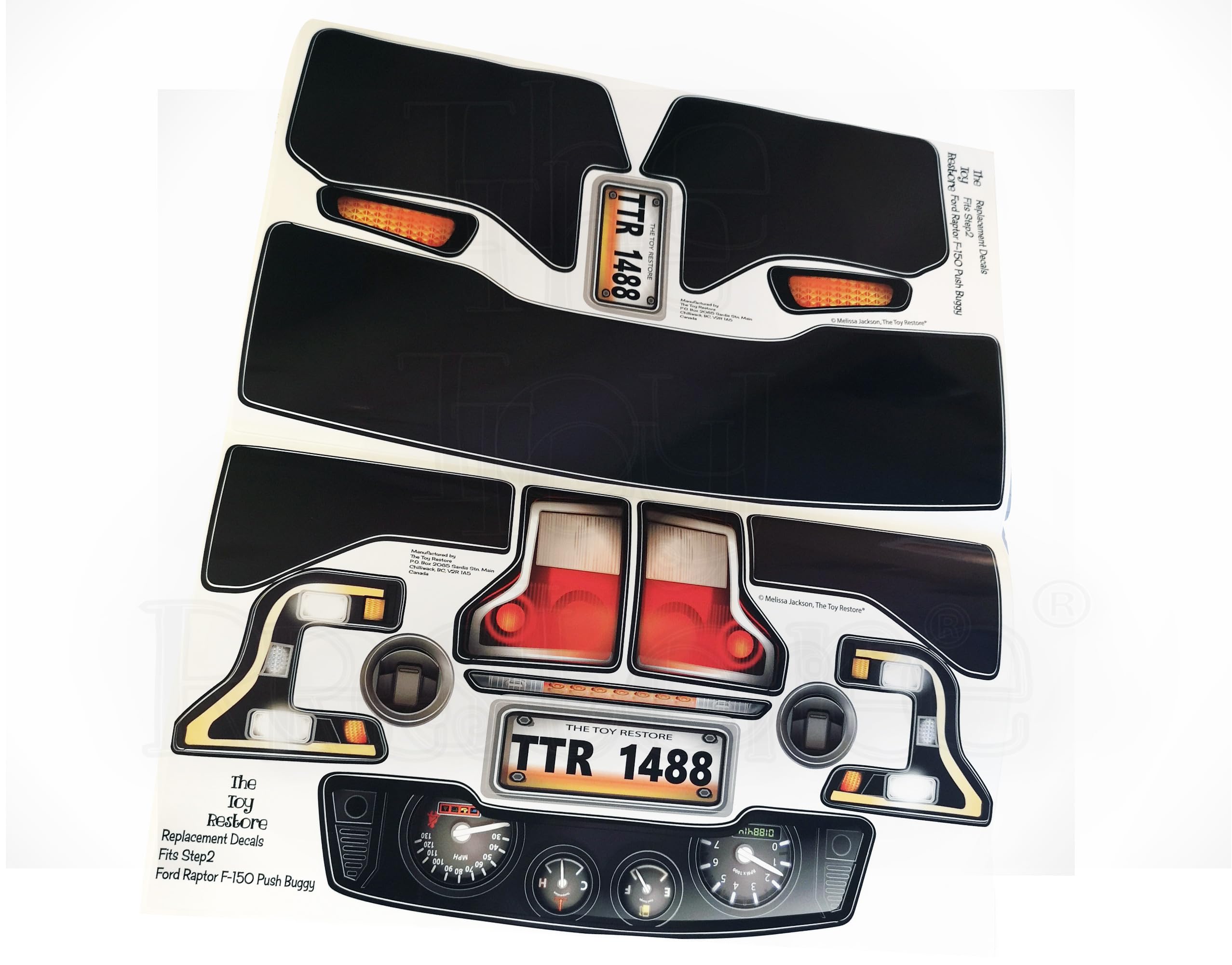 Fits Step 2 Replacement Stickers Replacement Decals Stickers For Step2 ...
