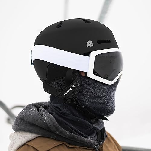 Miniatura 7 de Retrospec Comstock - Casco de esquí y snowboard para adultos, carcasa de ABS duradera, espuma EPS protectora y 10 rejillas de ventilación,