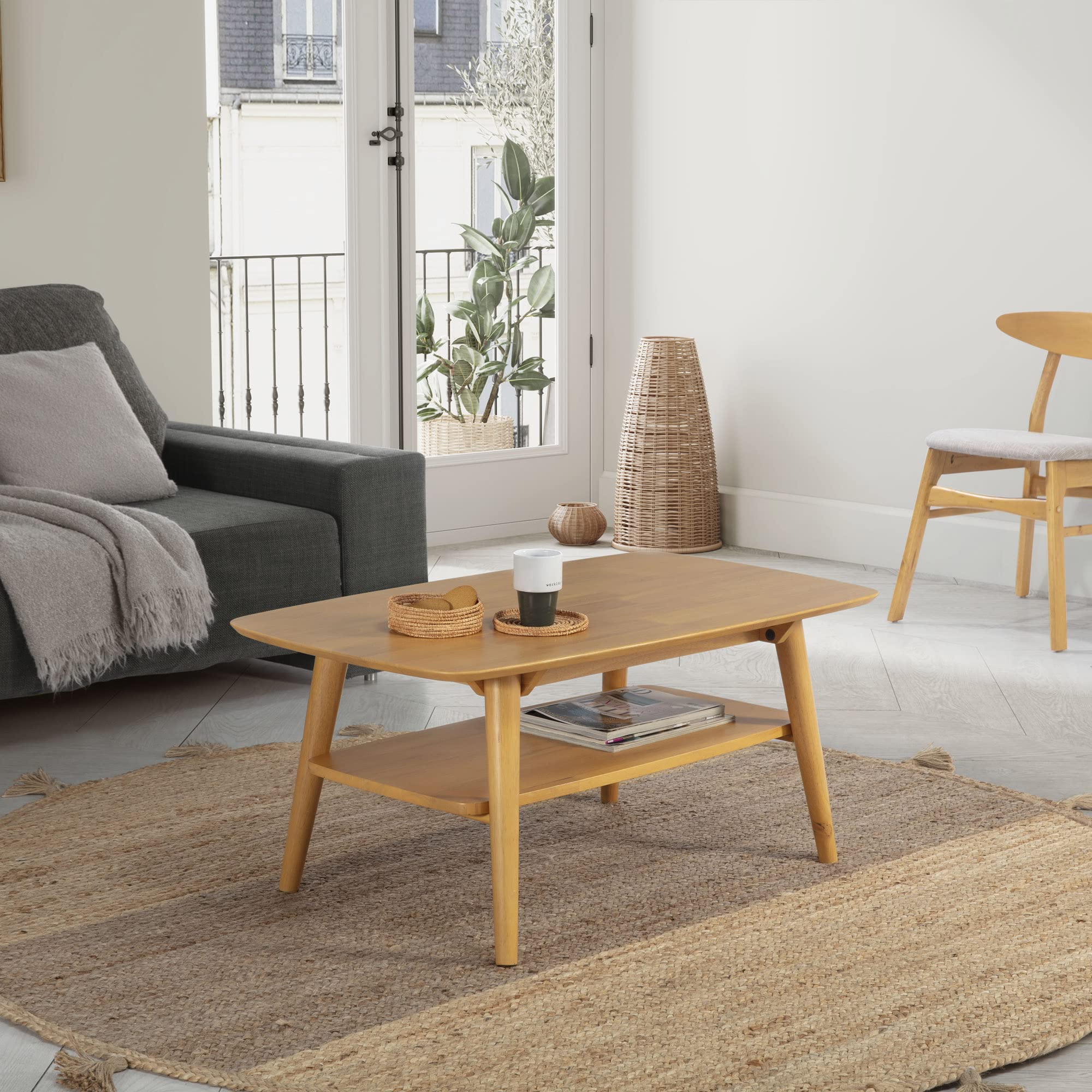 Salontafel eiken Hairpin | stoere strakke salontafel | vanaf € 275,00