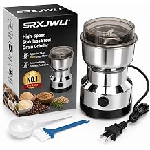 High-Speed Stainless Steel Grain Grinder Spice for Kitchen Electric Mill Molino Electrico Para Moler Maiz Food Seed Flour Wheat Small Coffee Mills Spices De Making Home Sesame Berry Stone