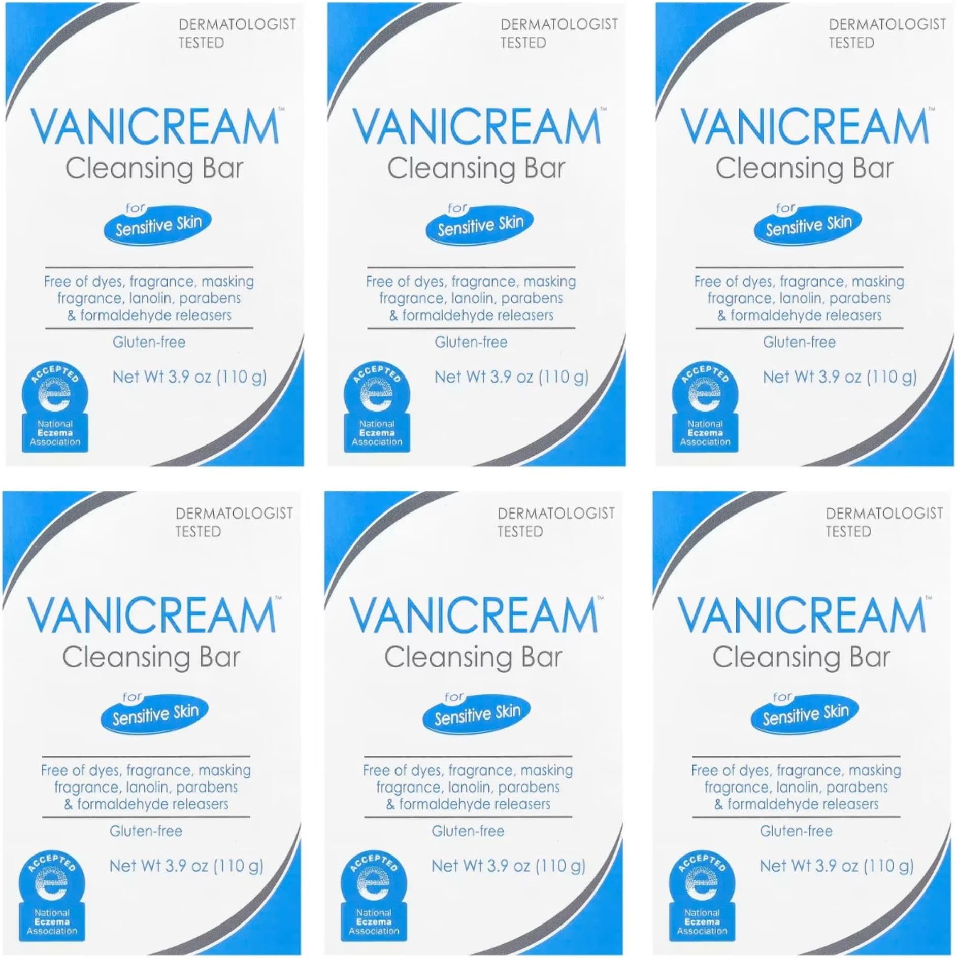 Pharmaceutical Specialties Cleansing Bar, Unscented, 3.9. Ounce, (Pack of 6)