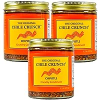 Vista 22 de CHILE CRUNCH - Condimento crujiente picante original - Pimientos de chile tostados naturales, salsa crujiente de ajo y cebolla - Vegano, sin gluten