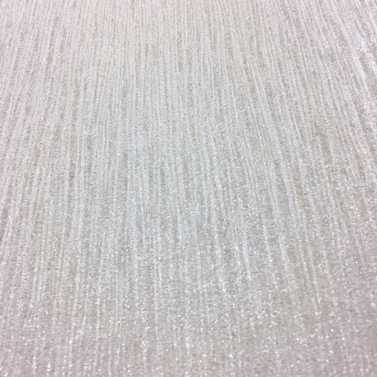 Debona Crystal Plain Pattern Textured Stripe Glitter Motif Vinyl Wallpaper (Ivory 9000)