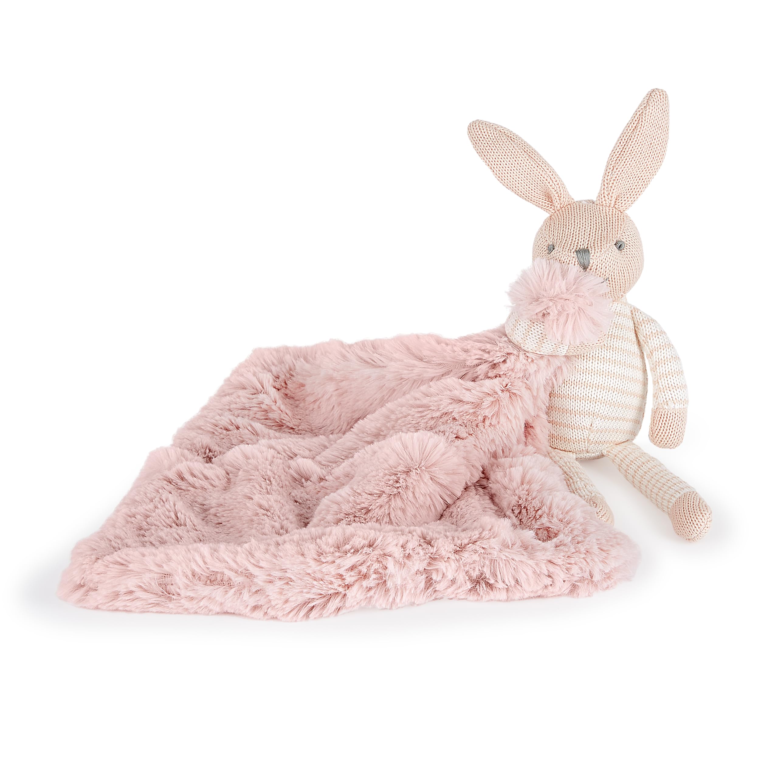 Mousehouse Gifts Pink Rabbit - Baby Blanket With Comforter Teddy, Swaddle For Newborns And Toddlers