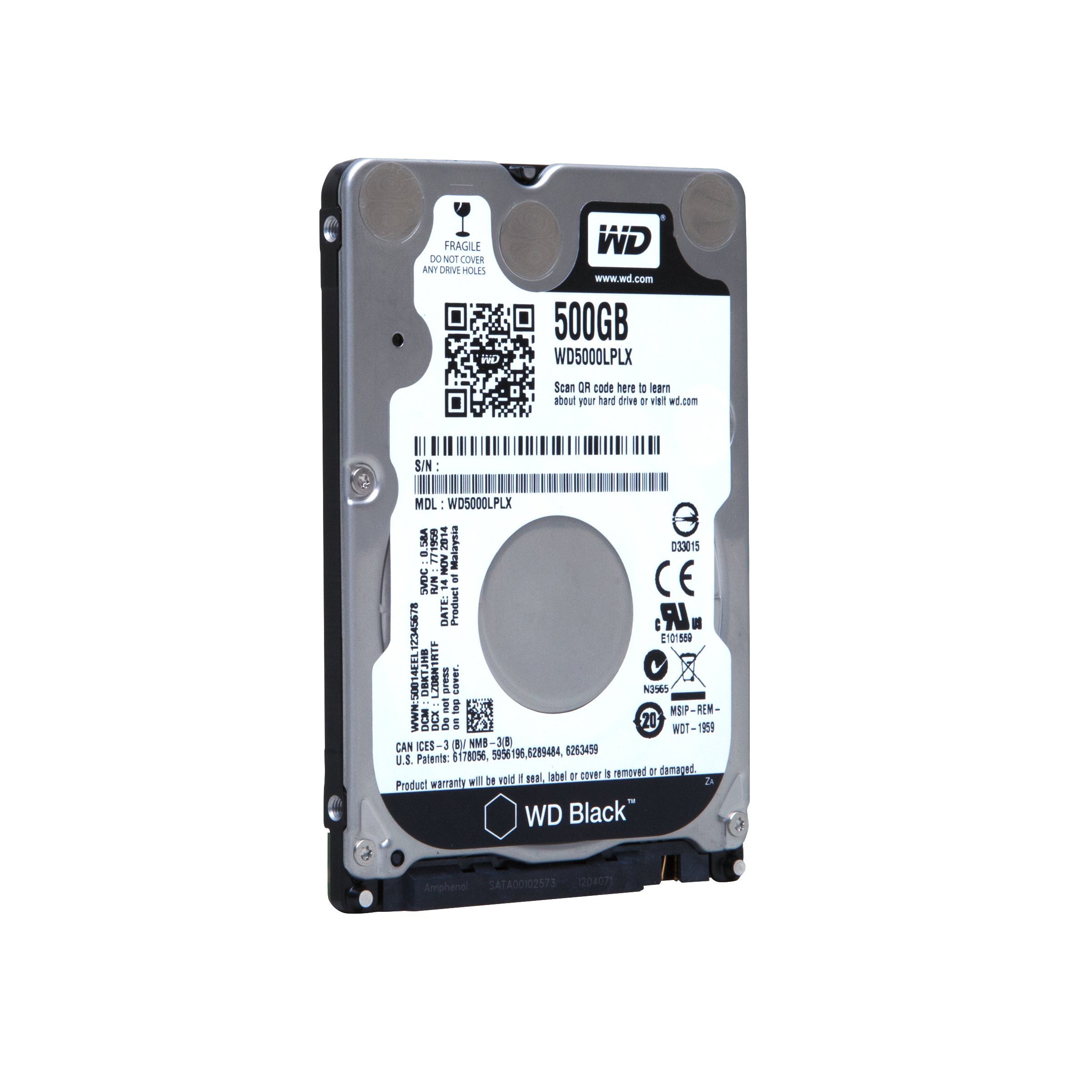 Amazon.com: WD Black 500GB Performance Mobile Hard Disk Drive