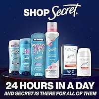 Vista 8 de Secret Clinical Strength - Antitranspirante sólido invisible y desodorante para mujeres, polvo protector, 1.6 onzas (paquete de 3)