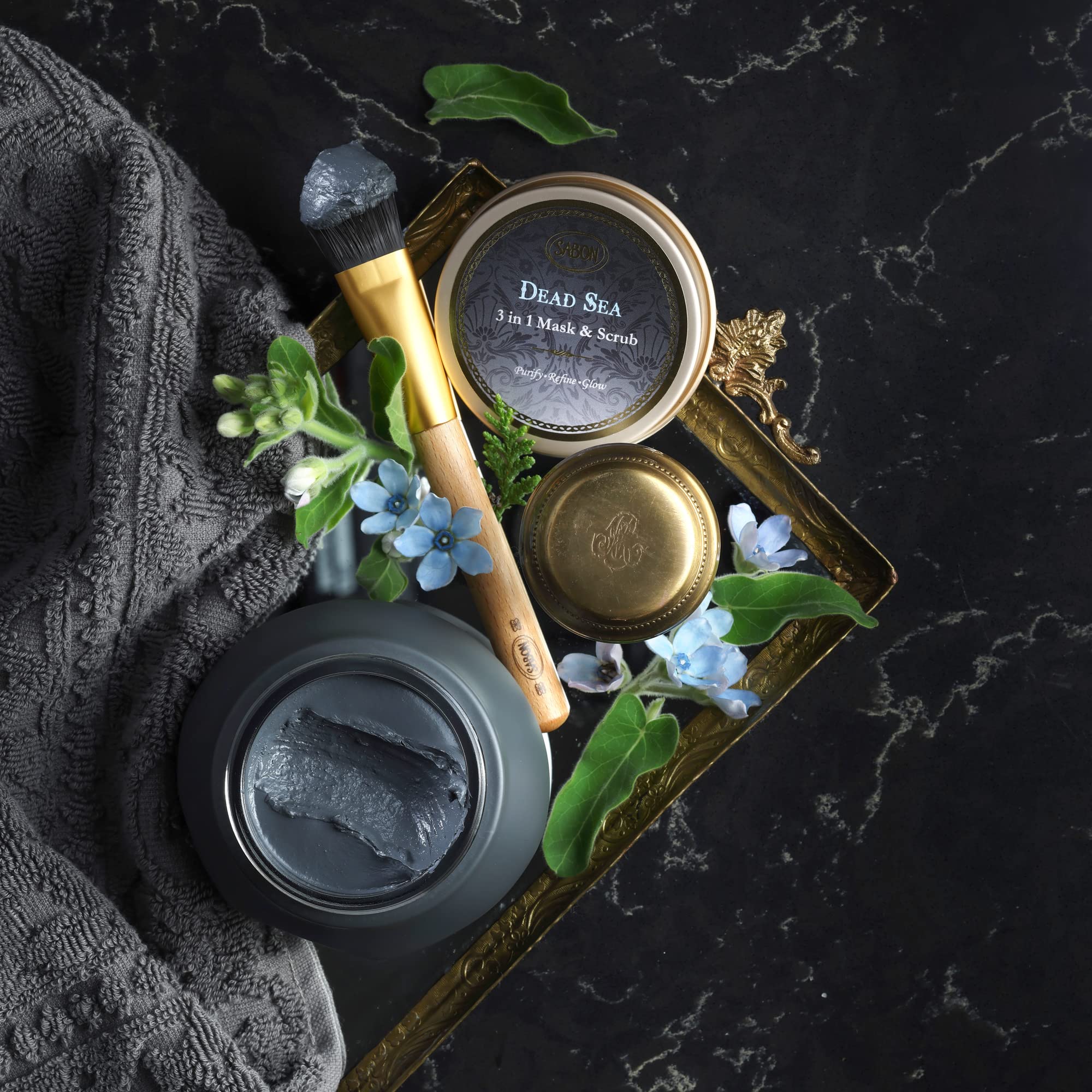 Amazon.com : Sabon 3 in 1 Dead Sea Mask and Scrub | Power Mask