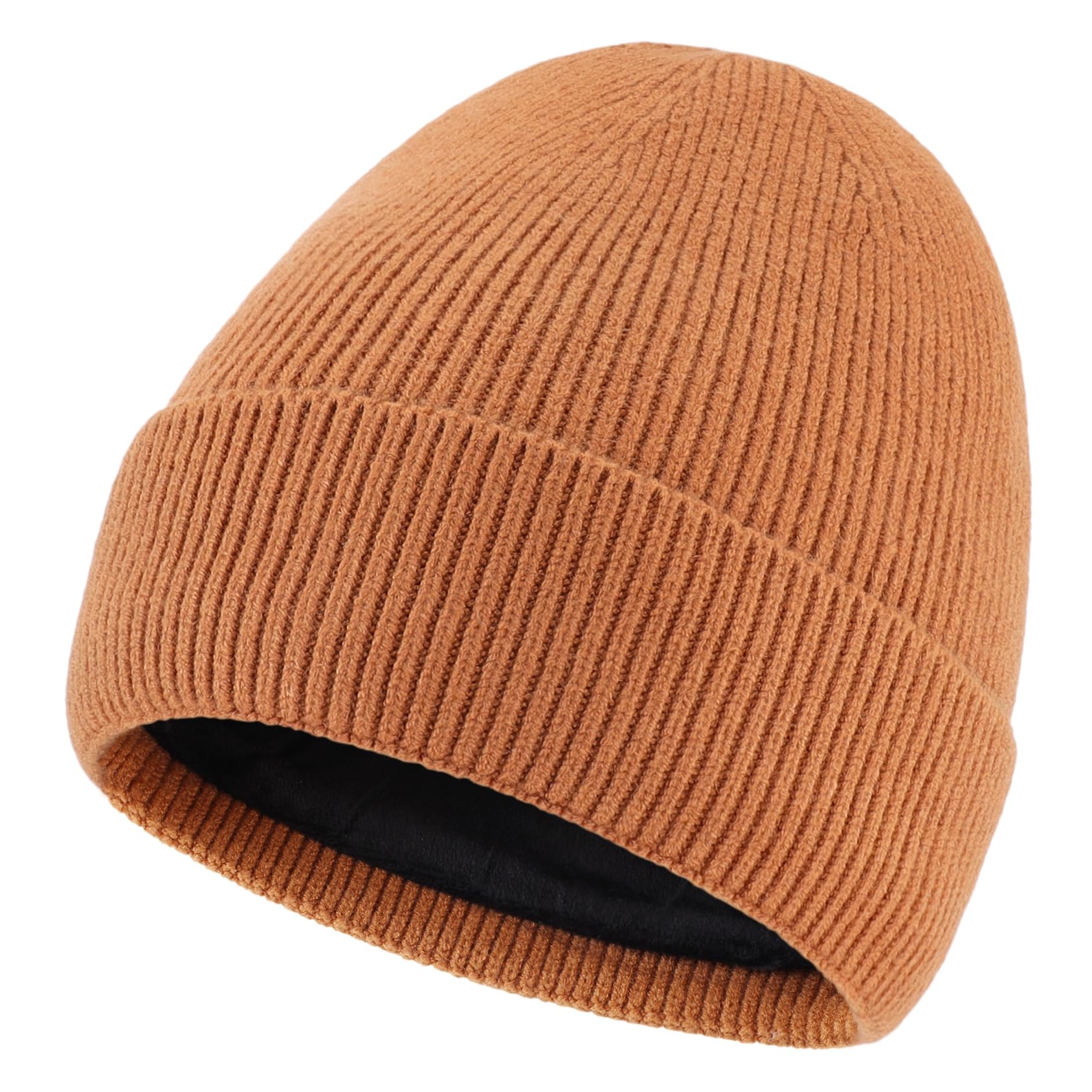 Connectyle Kids Beanie Hat Warm Winter Hats for Boys Girls Fleece Lined Knit Kids Hat for Ages 1-5