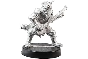 Stonehaven Miniatures Male Human Bard Miniature Figure - 33mm, 100% Pewter