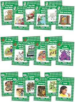 Jolly Phonics Readers, Complete Set Green Level (pack of 18)