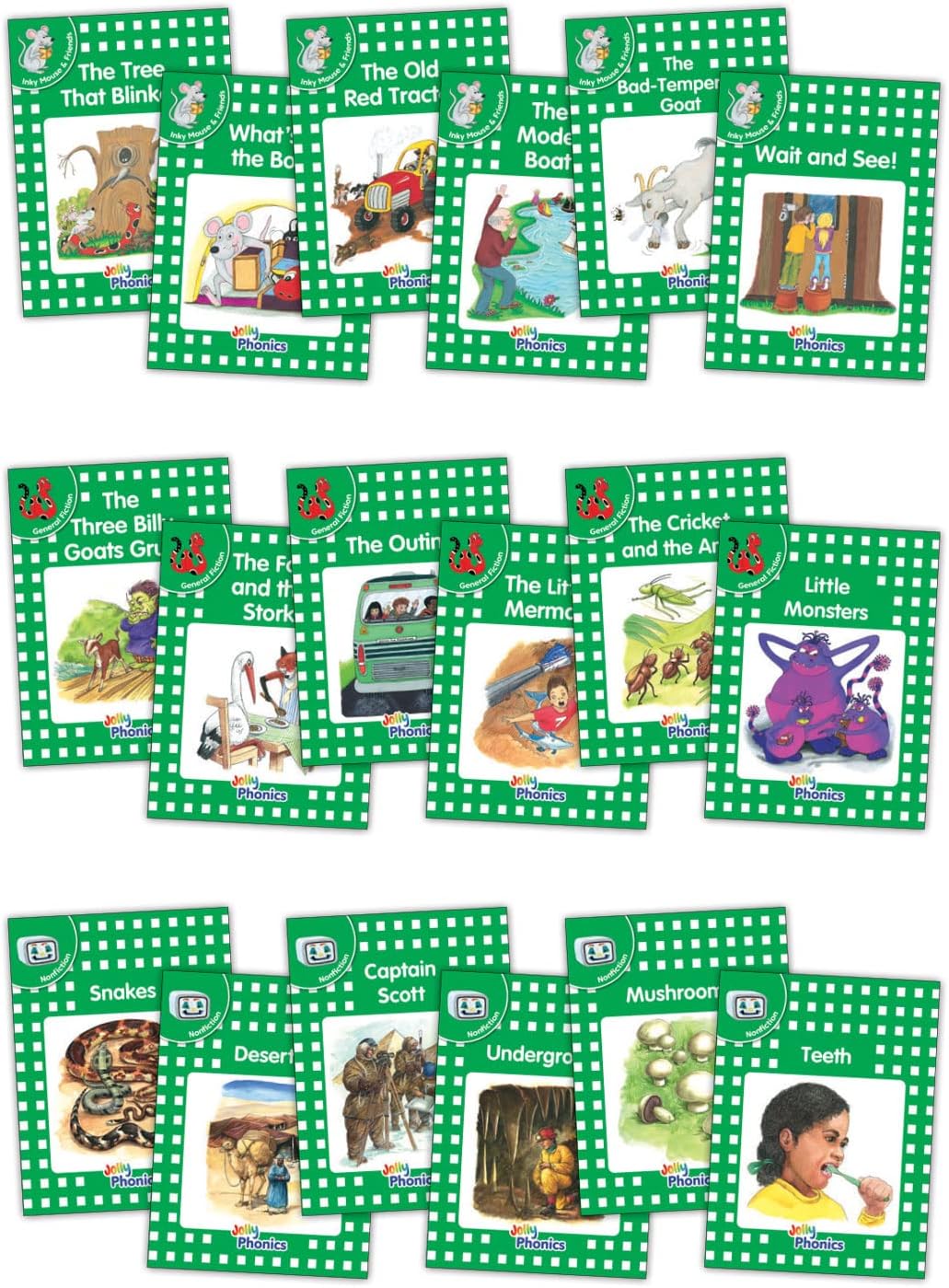 Jolly Phonics Readers, Complete Set Level 3: In Precursive Letters (British English Edition) (Jolly Readers)