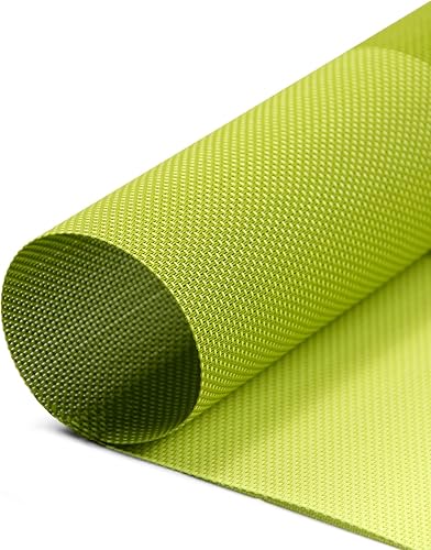 Miniatura 2 de Jujin - Juego de 4 manteles individuales antideslizantes, lavables, de PVC, resistentes al calor, para mesa de comedor, color verde