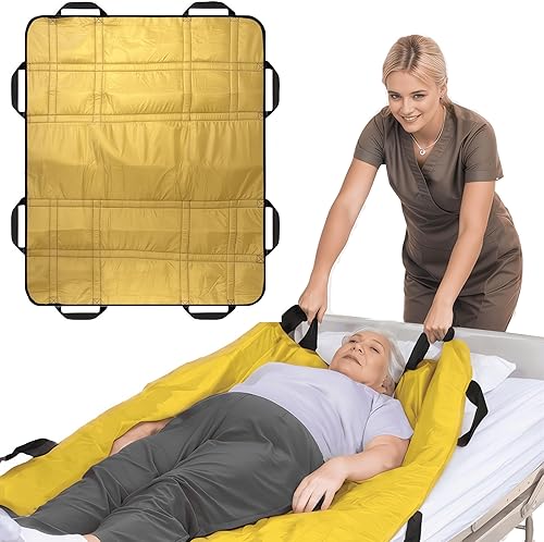 Vista 15 de Almohadilla de Cama de Posicionamiento Cómoda Mejorada de 3 Capas con Asas, Lavable, Impermeable, Tabla de Transferencia para Girar y Mover 1. Lago