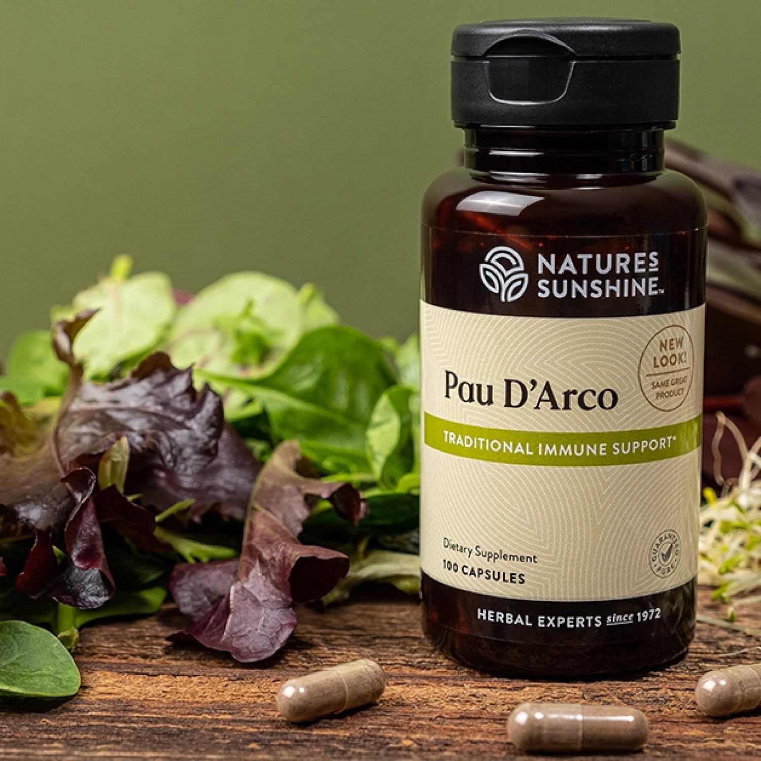 Nature's Sunshine Pau D’ Arco, 100 Capsules | Supports the Immune System, Provides Antioxidants, and Assists the Natural Detoxification Process - Image 2