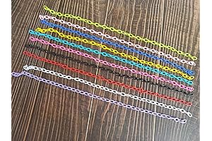 Colorful Plastic Chains for Jewelry Making and More