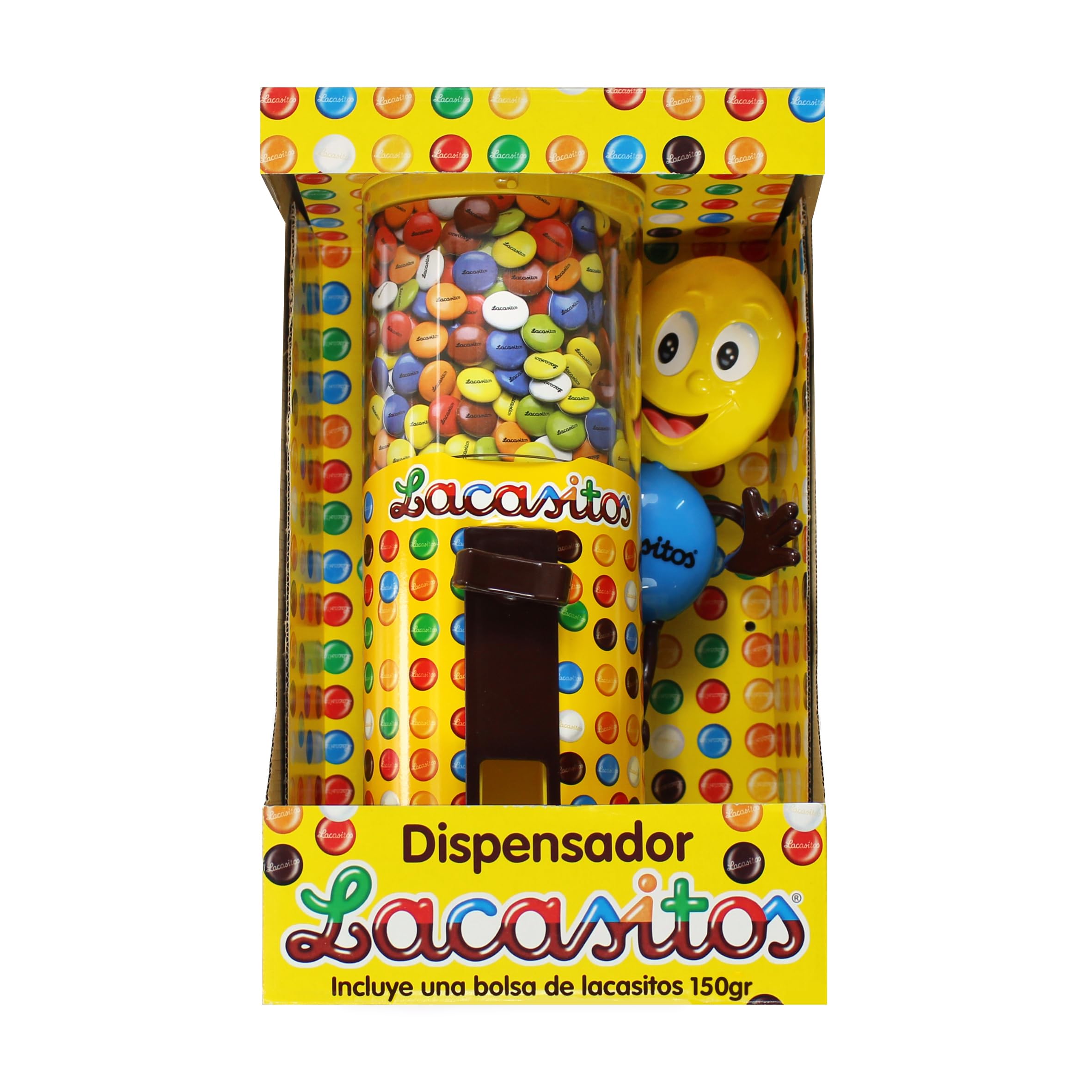 Lacasitos Dispensador de Grageas de Chocolate 150 gr