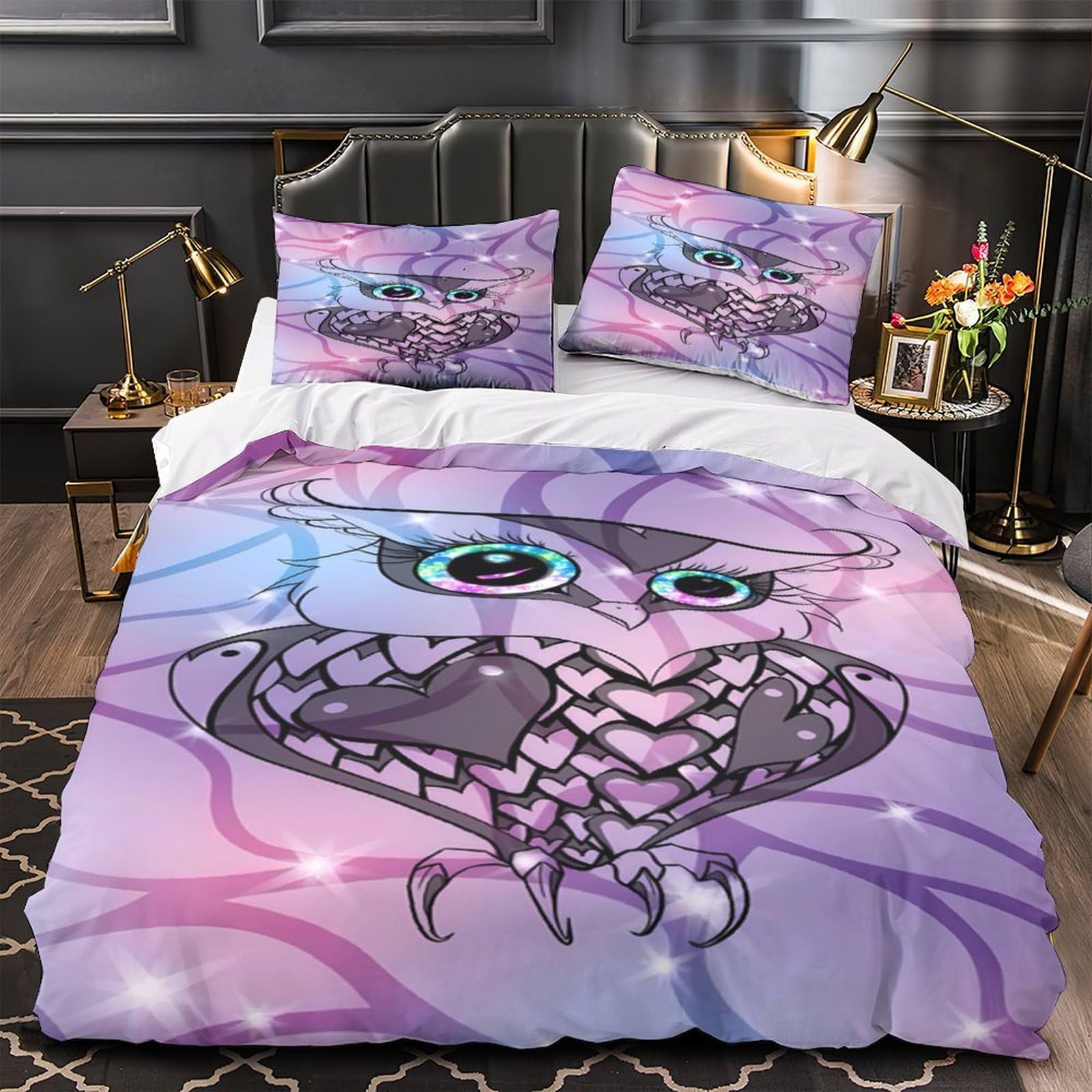Housse de couette hibou fantastique pour transformer la chambre d'un garçon