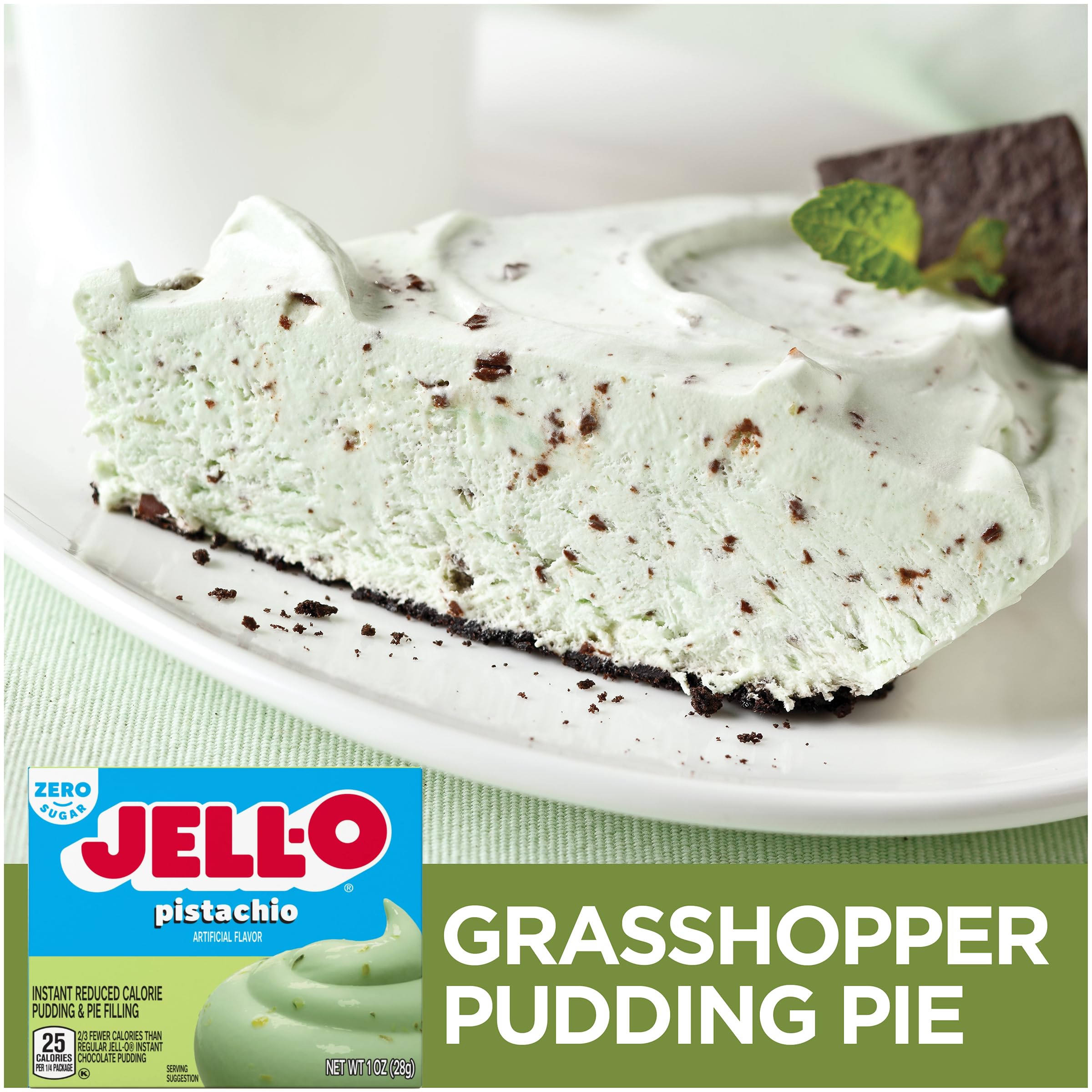 By The Cup Jell O Sugar Free Pistachio Instant Pudding