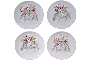 Certified International Sweet Bunny Salad Plates