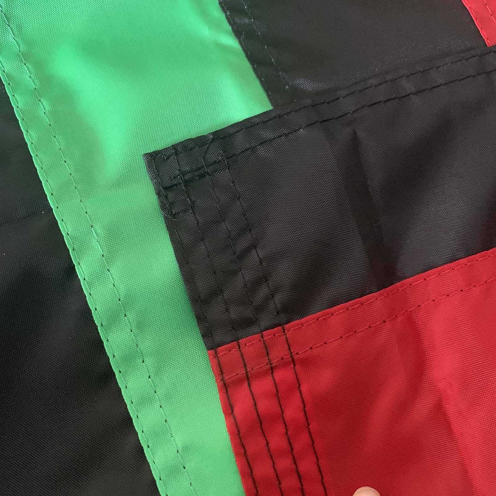 Mosprovie Bestickte Flagge – 7,6 X 12,7 Cm, Polyester, 4-fach Genäht, Mit Messingösen, Für Polizei & Feuerwehr