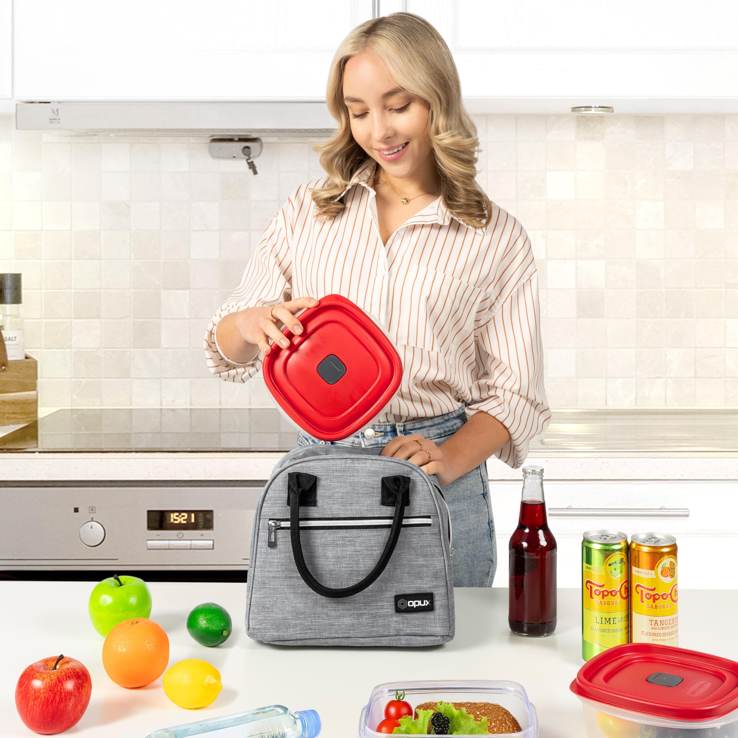 Xixirimido Grande Boîte à Déjeuner Isotherme Pour Femmes, Filles