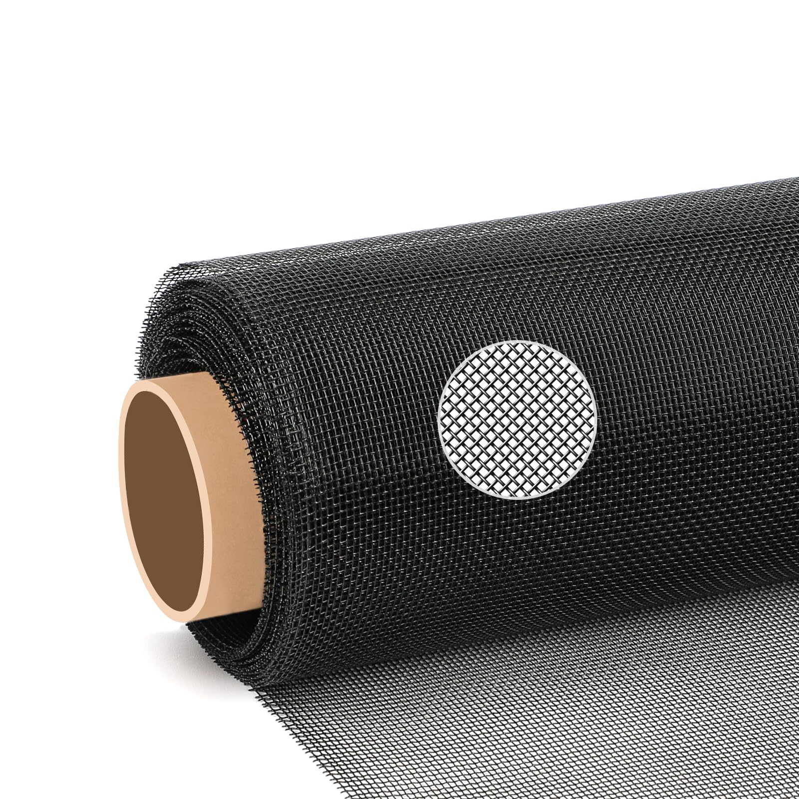Yotache Drahtgitter Feinmaschig – 120x300 cm – 1,0/0,16 mm (Mw./Dr.)–schw. | 304 Edelstahl Fliegengitter Metall Meterware – Schutz vor Mäusen, Mücken & Fliegen – Rostfrei & Zuschneidbar