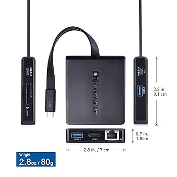 Amazon | Cable Matters USB C ハブ 4K HDMI 80W PD給電 UHS-II