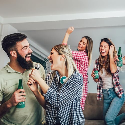 Miniatura 4 de Yaomiao Paquete de 12 divertidos enfriadores de latas de golf para latas de golf, fundas aislantes de neopreno de 12 onzas, portavasos para cerveza,