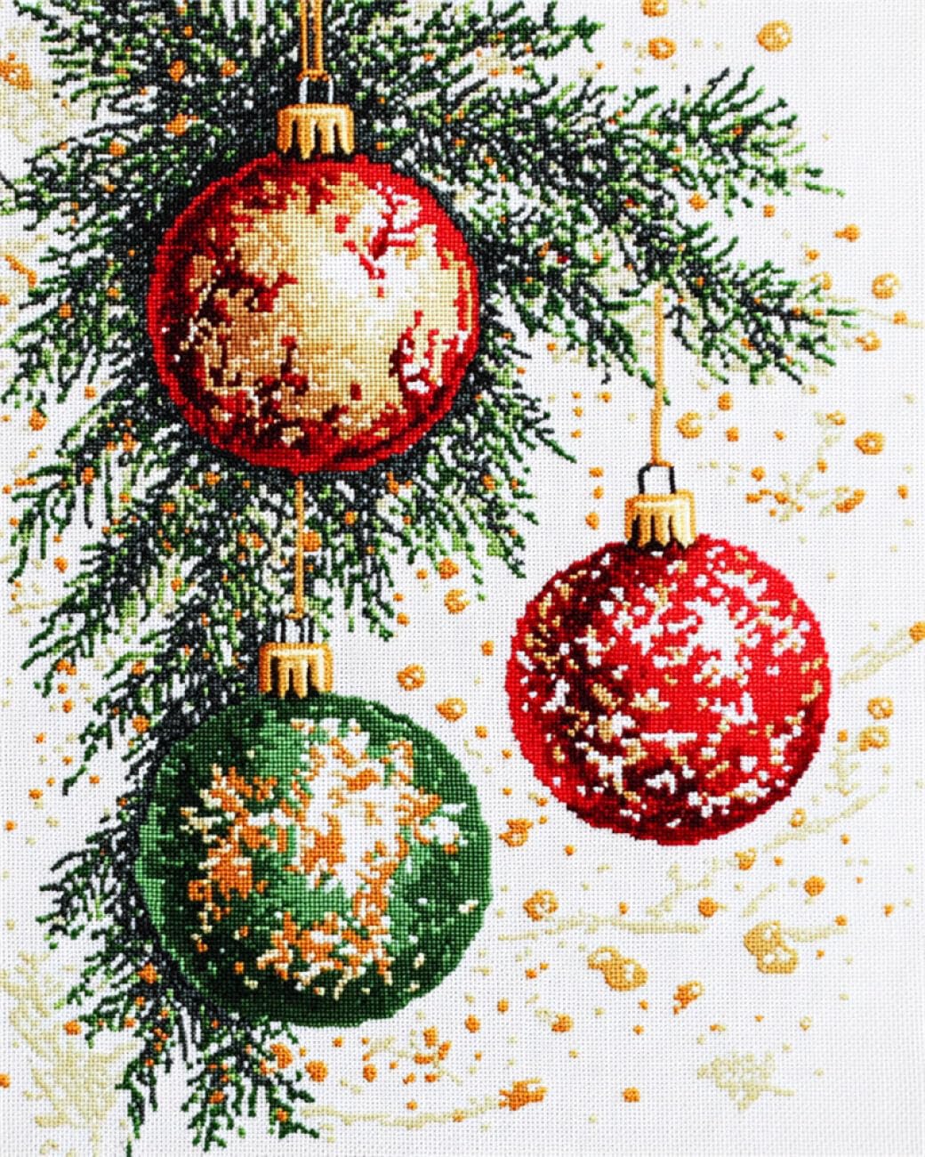 AMBATTERY Tapestry Kit Cartoon Christmas Tree Latch Hook Rug Set Crochet Rugs Kit Cross Stitch Set DIY Crafts，Gifts，Doormat，Decoration Carpet Making Canvas 33x45in