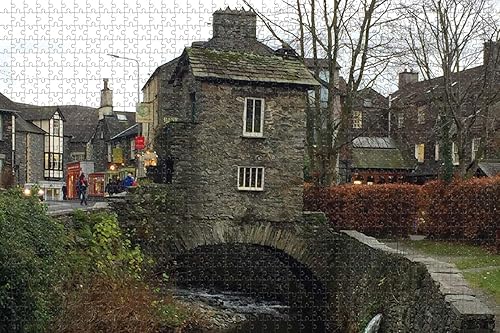 UK England Ambleside - Rompecabezas para adultos, 1000 piezas, regalo de viaje de madera, recuerdo