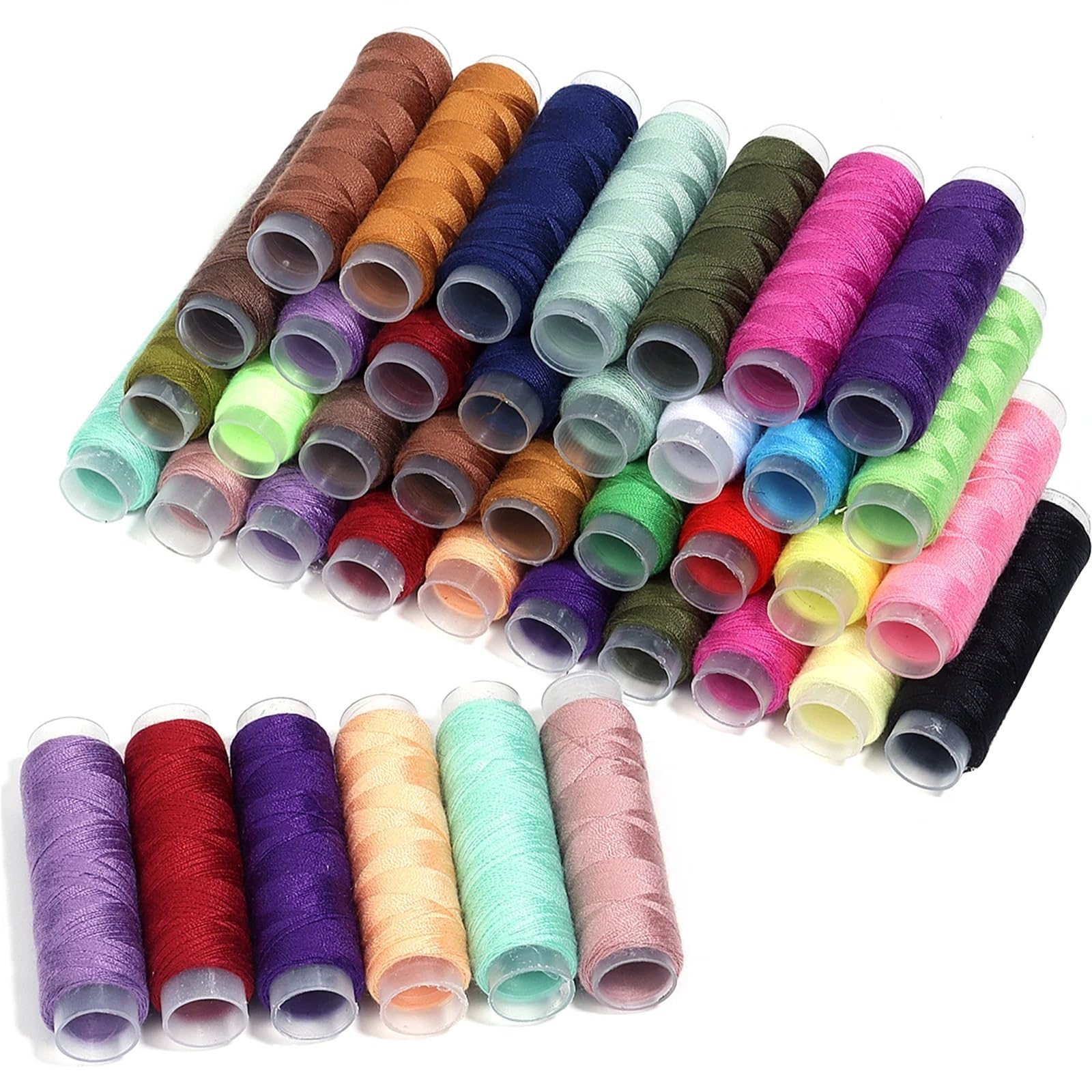 Kit da cucito compatto Kit da cucito completo con fili, aghi, forbici, metro a nastro, bottoni, portatile, viaggio, fai te, ricamo, lavoro manuale, set di strumenti for cucire(112pcs 20X22.5cm)
