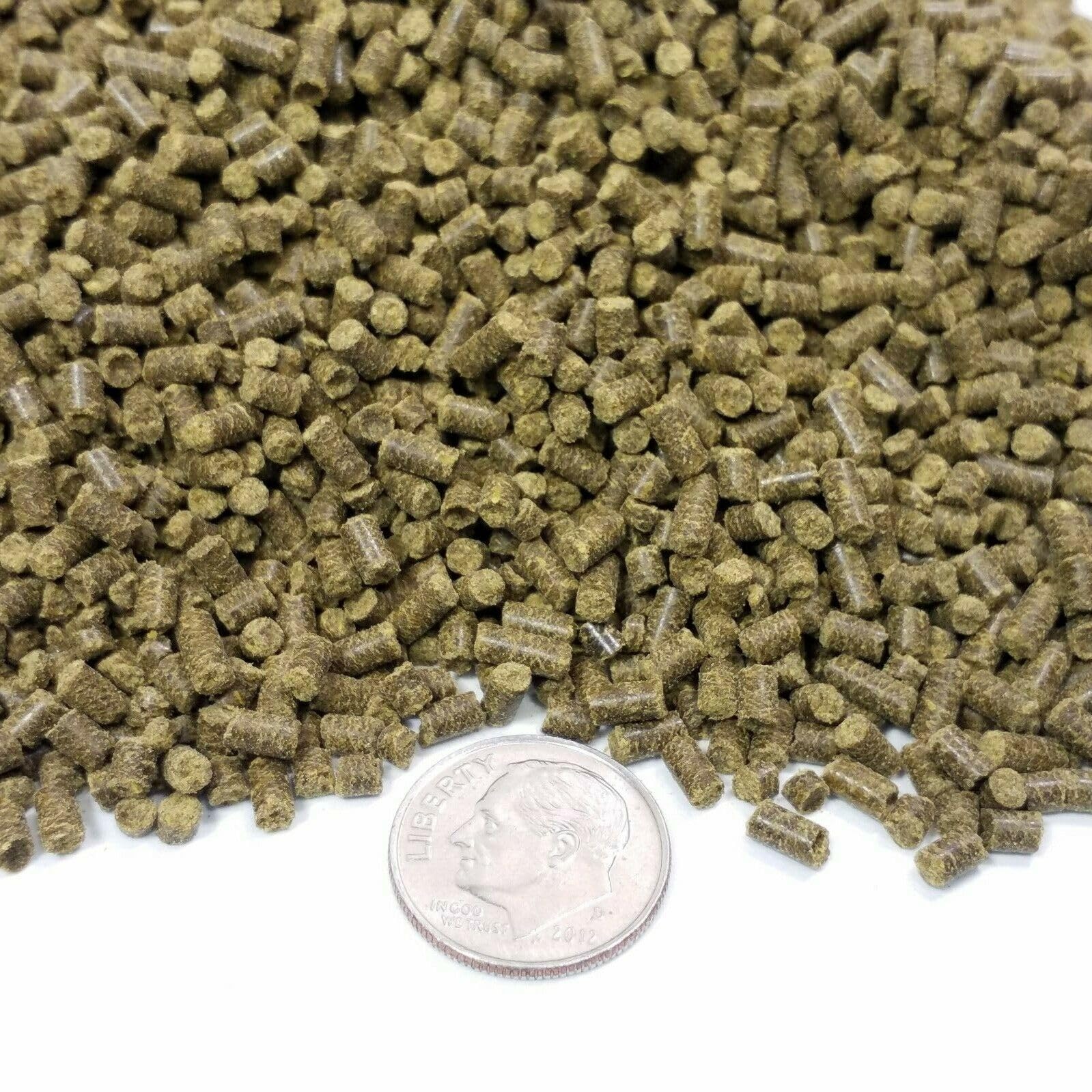 Aquatic Foods Inc. Spirulina Sinking Pellets for Shrimp, Snails, Crabs, Catfish, Plecos for All Tropical Fish 1/16