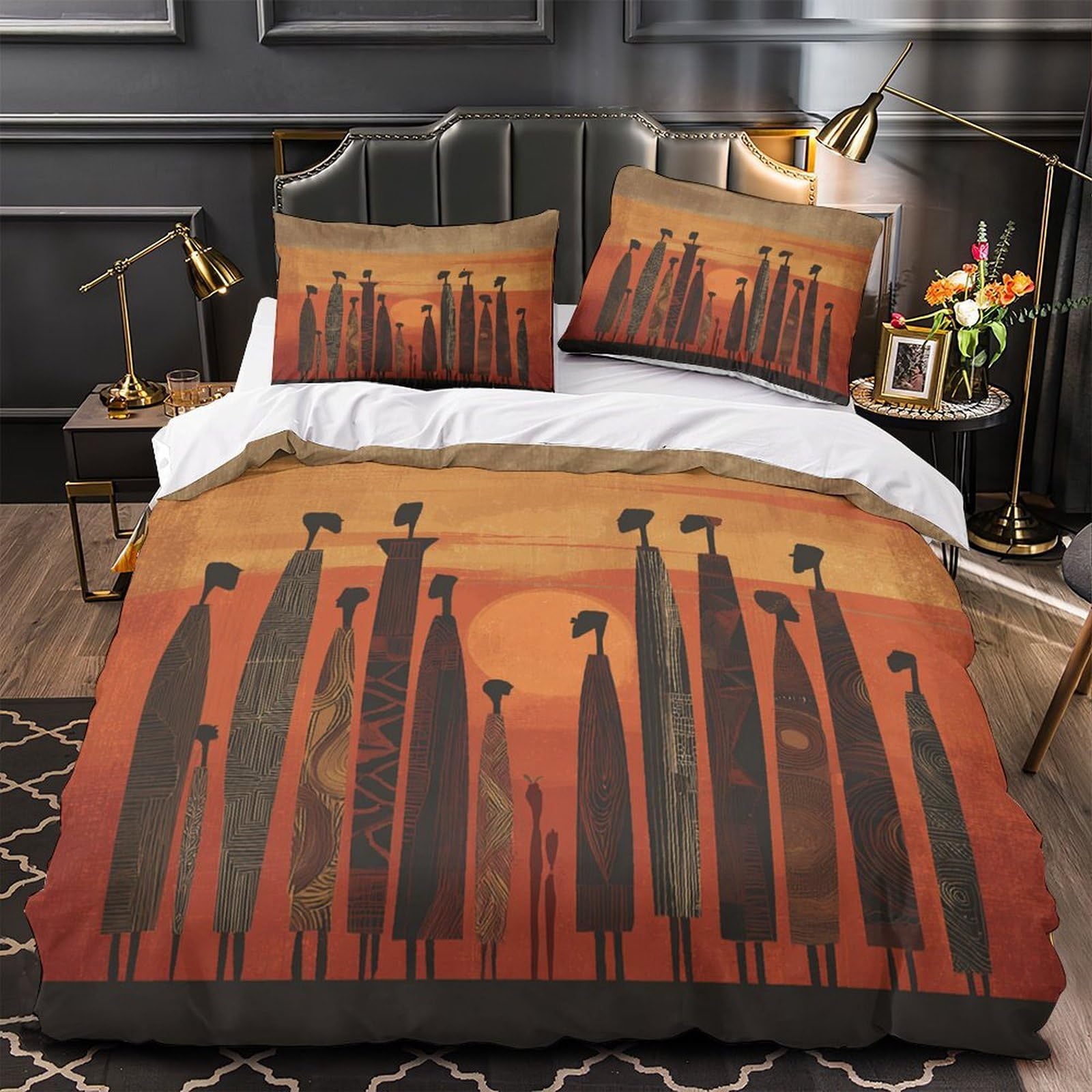 Housse de couette tigre personnage fantastique douce 200x200