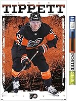 Vista 15 de Trends International NHL Philadelphia Flyers - Póster de pared Owen Tippett 23, 22.4 pulgadas de largo x 14.7 pulgadas, versión enmarcada en bronce