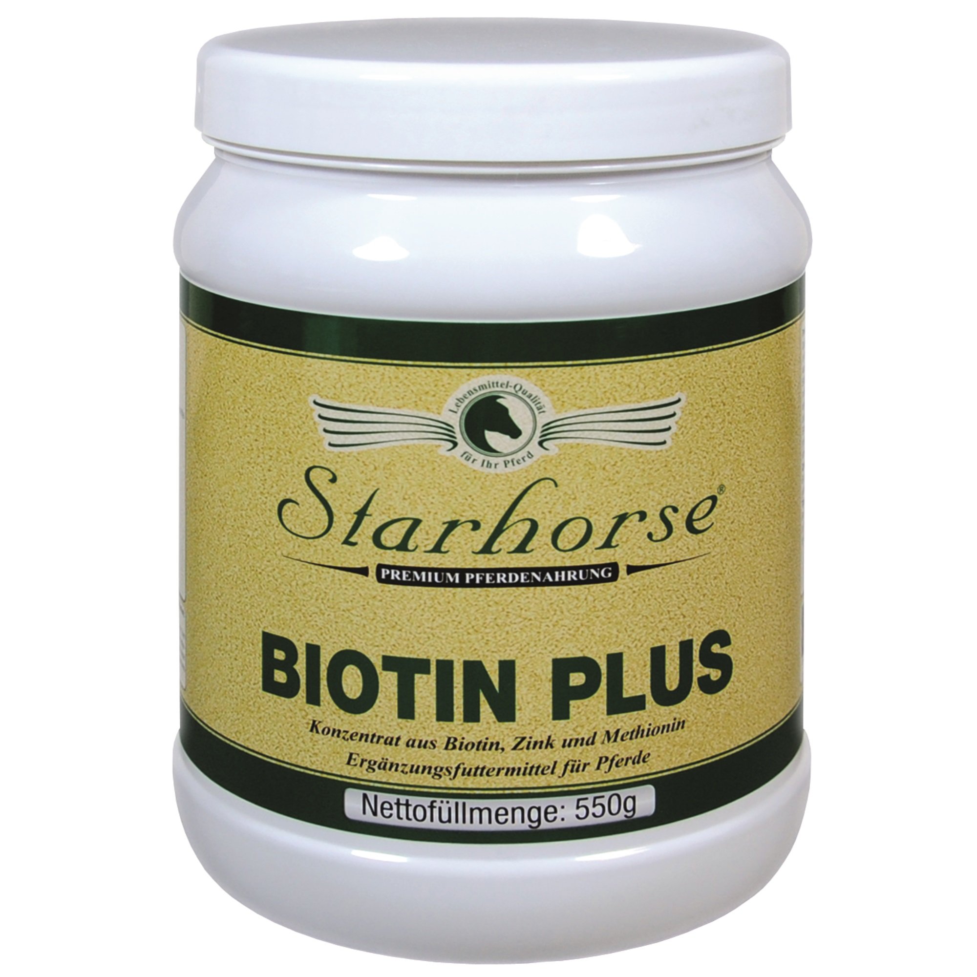Starhorse Biotina entre Cinc para caballos Huf y Piel 550g Lata