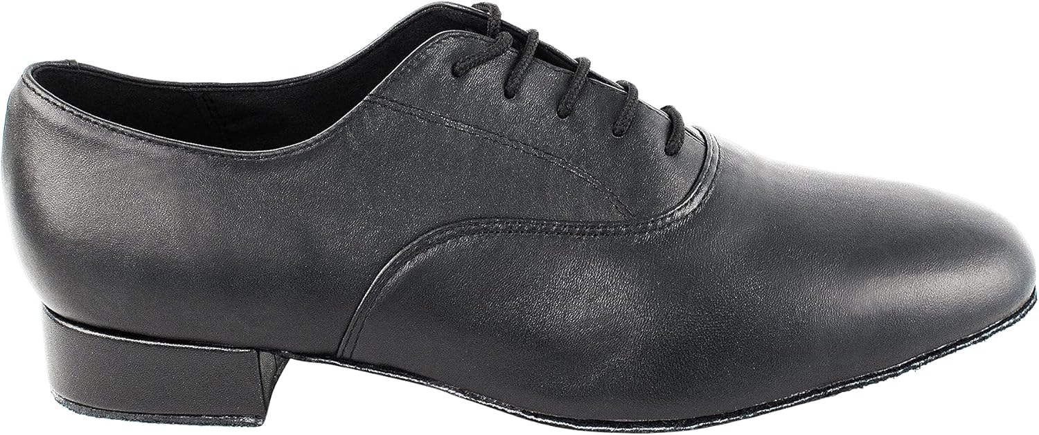 Very Fine Mens Wide Adrian Leather Ballroom Salsa Tango Waltz Latin Smooth Swing Dance Shoe Black