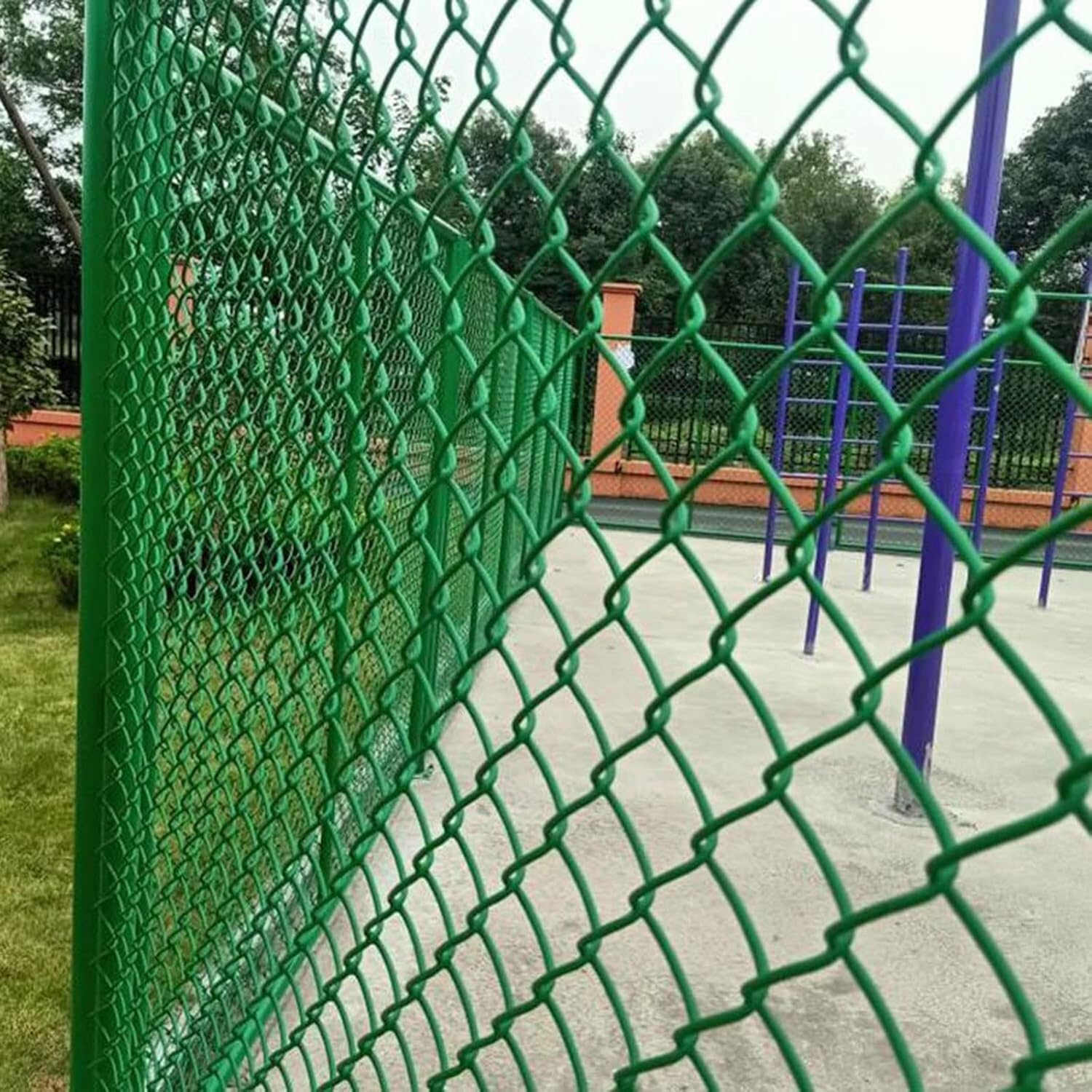 Siatka zgrzewana, ogrodzenie sadownicze powlekane PCV, ogrodzenie hodowlane, ogrodzenie pasa zieleni ogrodowej Ogrodzenie ogrodowe(Green,1.2M)