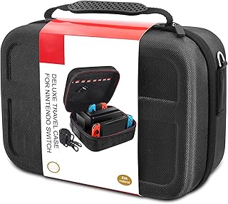 Carrying Storage Case for Nintendo Switch, Hard Shell Portable Protective Travel Bag Compatible with Switch Console Pro Co...