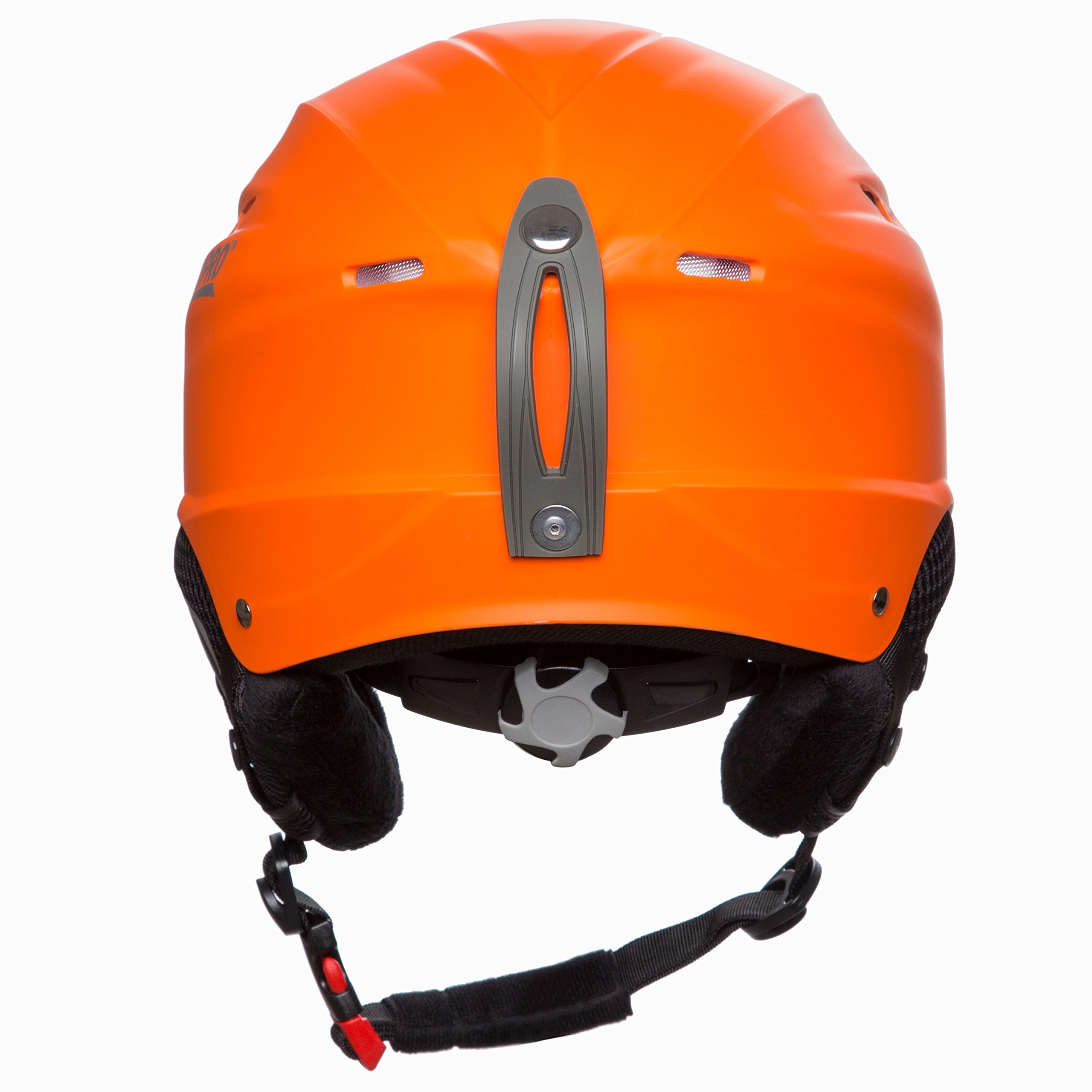 TentHome Kask narciarski dla kobiet mężczyzn kask narciarski snowboardowy sporty śnieżne regulowany daszek na kask ze zdejmowanymi polarowymi nausznikami