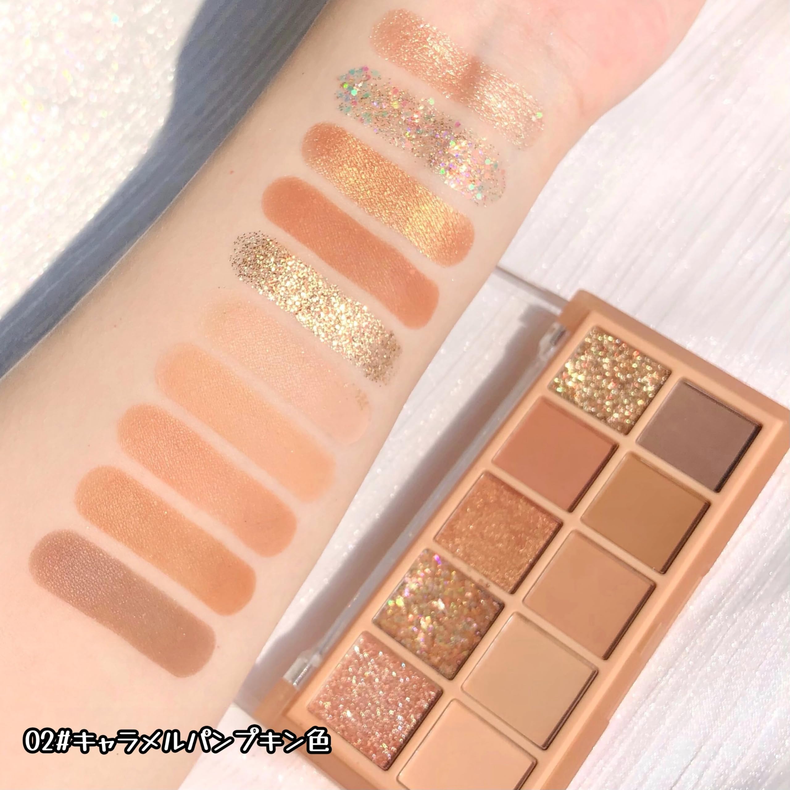 Amazon.co.jp: 10色アイシャドウパレット、フレッシュアイシャドウ